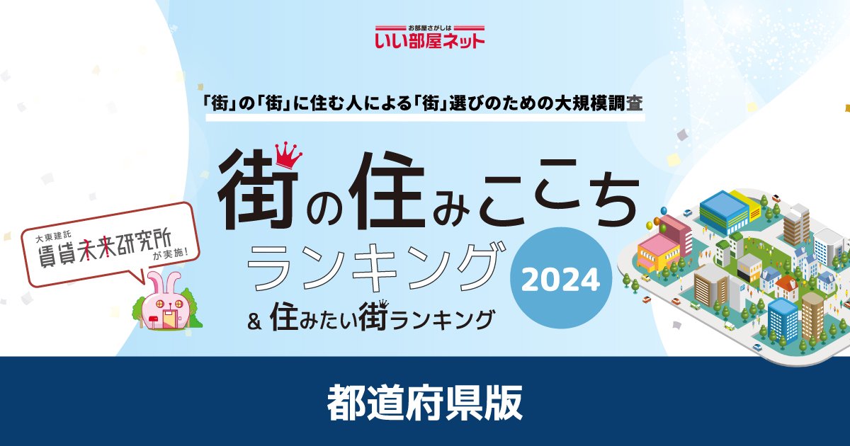 ここさま　25点 いい部屋ネット「街の住みここち ＆ 住みたい街ランキング
