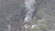 「木を燃やしていたら燃え移った」倉庫の火事がさらに山へ延焼　消火活動続く　男性が病院に運ばれる　福岡・北九州市
