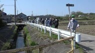 農業用用水路への転落事故防止…危険箇所一斉点検