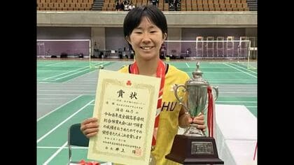 【近畿インターハイ】バドミントン女子単・渡邉柚乃（倉敷中央２年）が高校選抜に続き２冠達成【岡山】