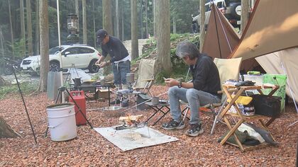 プロゴルファーやYouTuberも…山奥にある「みんなで作るキャンプ場」　人が集まる魅力とは【岐阜発】