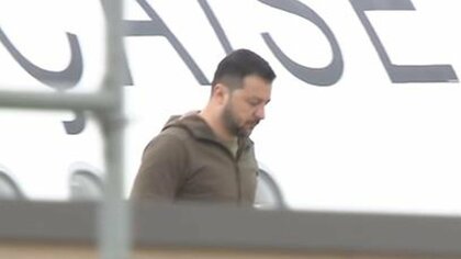 【速報】ゼレンスキー大統領、広島空港に到着