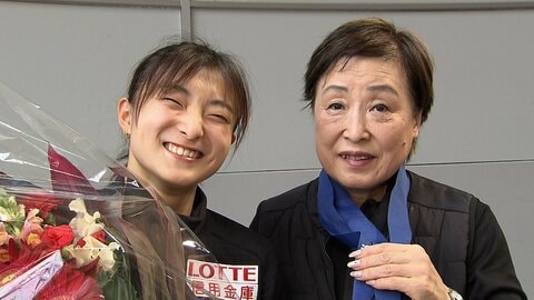 「自分もちょっとさみしい」引退の坂本花織選手が帰国　今後は指導者として「いいコーチになれるように頑張ります」
