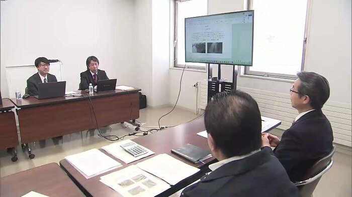 北海道福島町役場で（2月20日）