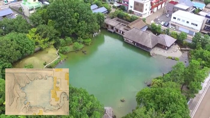 江戸時代の絵図と配置がほぼ一致