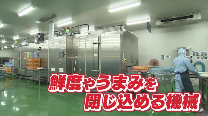 鮮度を保つのに重要なトンネルフリーザー