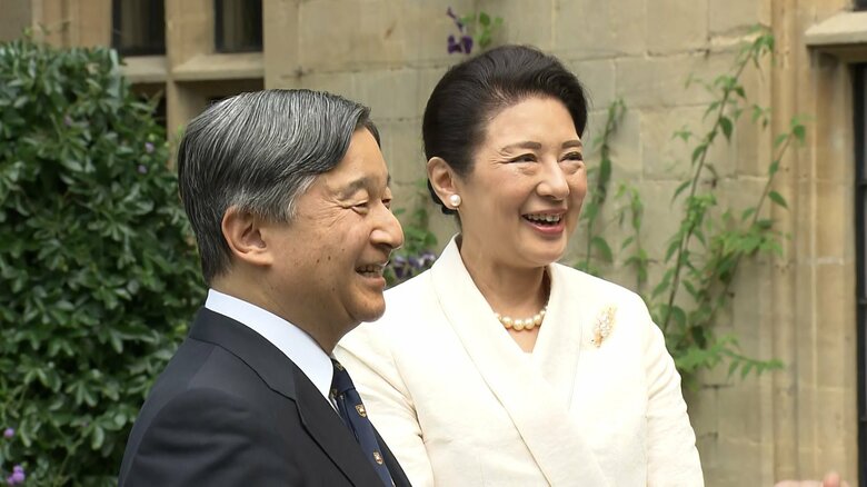 【速報】天皇皇后両陛下「思い出の地」オックスフォード大をご訪問　陛下は大学のネクタイ・皇后さまはホワイトの装いで｜FNNプライムオンライン