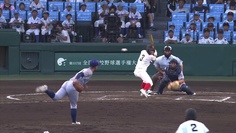 【速報】夏の甲子園1回戦　創成館対小松大谷（石川）4回ウラ終了時　創成館が3対1でリード｜FNNプライムオンライン
