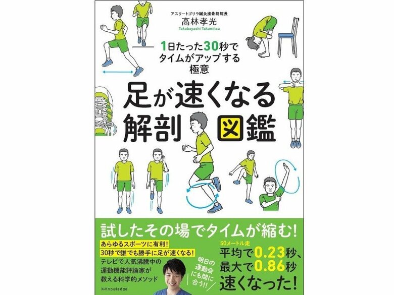 「足が速くなる解剖図鑑」（エクスナレッジ）