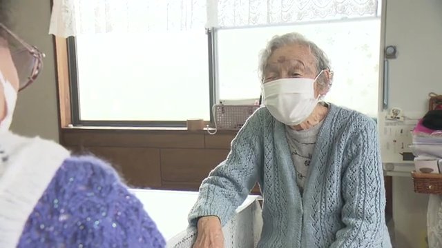 難波マサ子さん（99）２人の付き合いは小学校の頃から90年