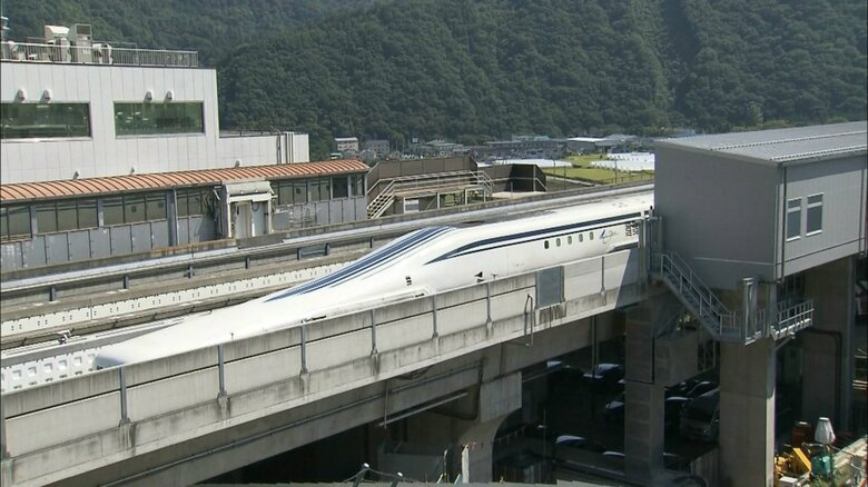 リニア中央新幹線の実験線（山梨県）
