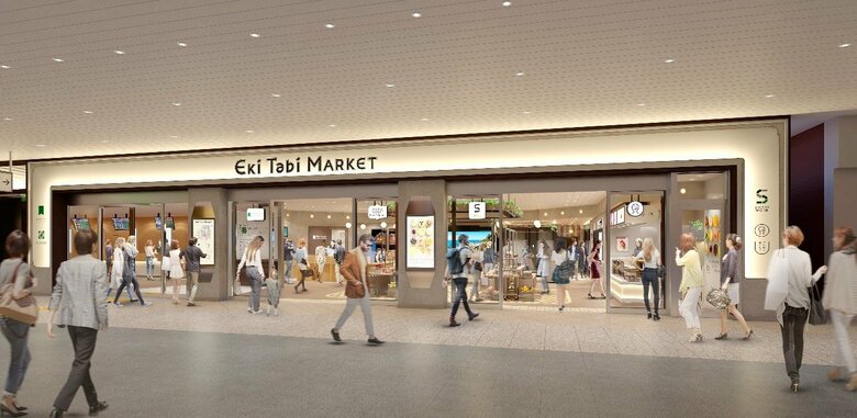 「Eki Tabi MARKET」のイメージ（提供：ネスレ日本）