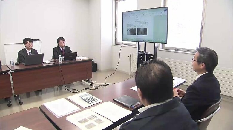 北海道福島町役場で（2月20日）