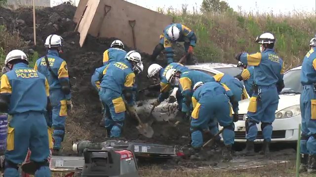福島ロボットテストフィールド　大規模な救助訓練にも使用