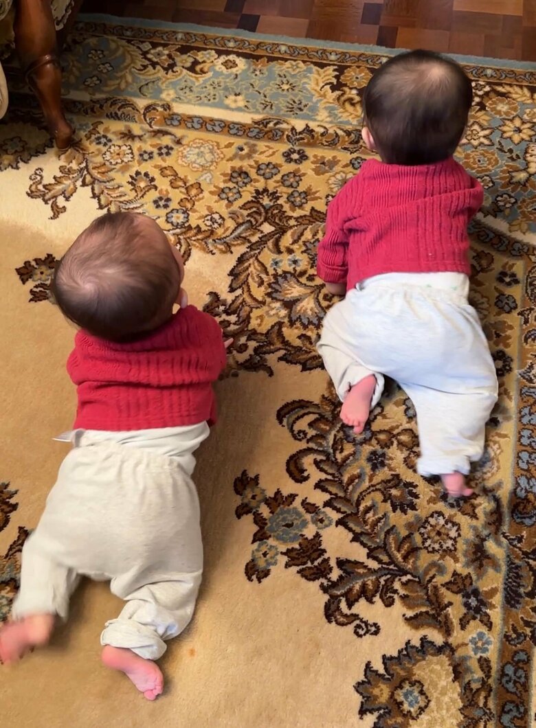 きちんとはけたズボン姿！