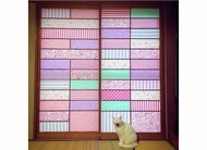 猫に“ズタボロ”にされた障子が「色鮮やかな布」で大変身…その後は破られていない? 投稿者に聞いた