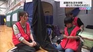 竹下凜アナウンサーが避難所生活のリアルを体験　宮崎市で１泊２日の避難所体験イベント