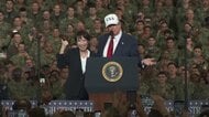 【速報】高市首相が米軍横須賀基地で演説「地域の平和と繁栄の礎とする決意新たに」 トランプ大統領「この女性は勝者だ」