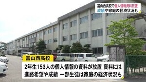 約3週間“教卓に放置”…県立高校2年生の成績や経済状況等の資料 アンケートに「見た」と回答の生徒ゼロ