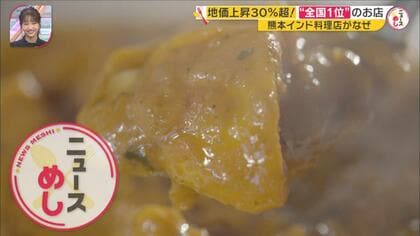 地価上昇率全国1位は熊本のカレー店　インド人オーナー「大騒ぎです！」人気のワケは“台湾”【ニュースめし】