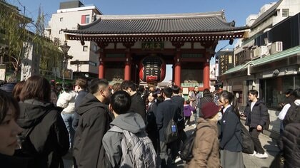 2月の訪日外国人旅行者  約346万7000人　過去最多を更新…韓国・台湾・アメリカなどから訪日客増加