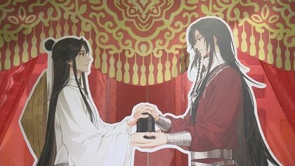 美しく壮大な世界観…中国発の人気アニメ「天官賜福」の原画等の展示イベント 名古屋・テレピアホールで4/19まで