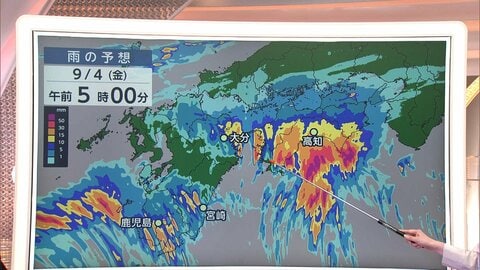 台風24号“迷走”で長引く雨の影響は　線状降水帯予測で避難そのものが危険な場合も