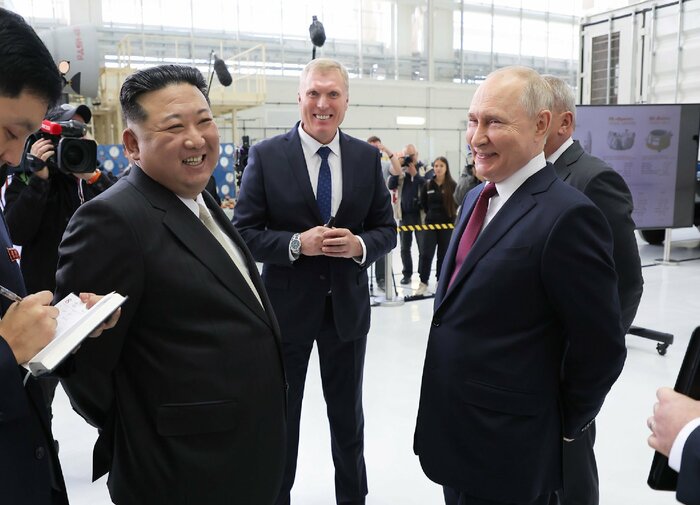 金正恩総書記とプーチン大統領は2023年9月、4年ぶりに会談した