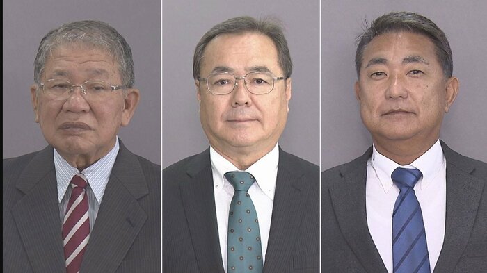 オール沖縄の顔ぶれ 1区・赤嶺政賢(共産)、2区・新垣邦雄(社民)、3区・屋良朝博(立憲)と前回同様