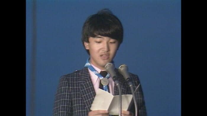 昭和59（1984）年7月 第1回 シニアースカウト大会・開会式（宮城・白石市）