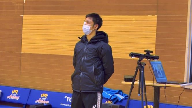 病状を報告する藤井さん