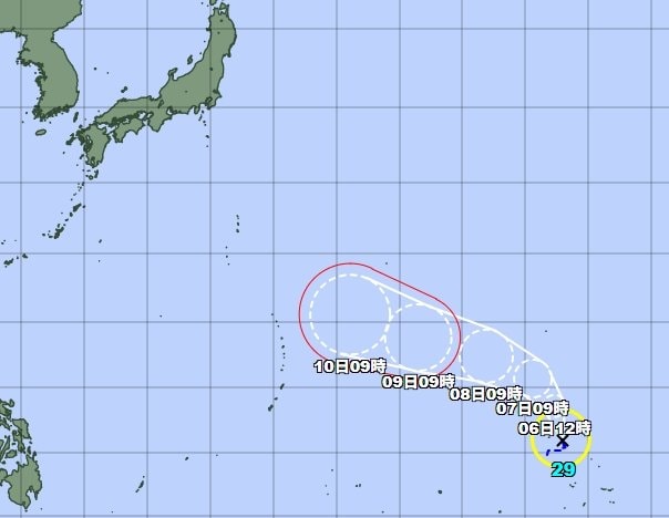 台風29号