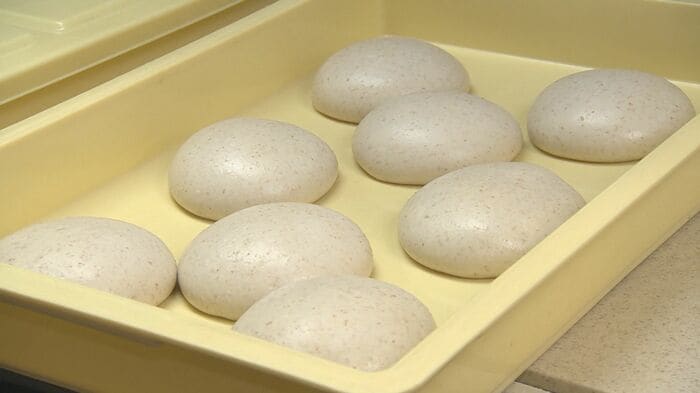 全粒粉を使用した生地