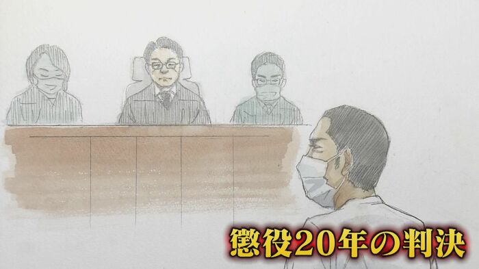 法廷での寺内被告