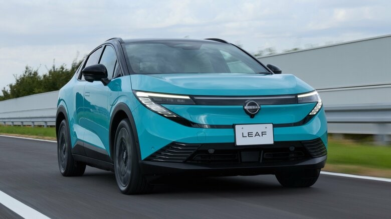 日産が新型EV「リーフ」日本仕様を発表　航続距離は現行の1.5倍以上700kmを実現　17日から受注開始｜FNNプライムオンライン
