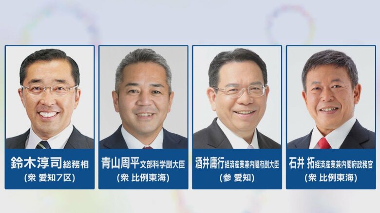 総理が閣僚等の更迭検討…パーティー巡る裏金問題で揺れる自民党安倍派 “念願の初入閣”鈴木総務相の地元は｜FNNプライムオンライン