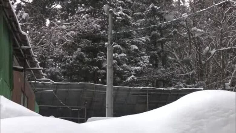 雪下ろし中に落雪に巻き込まれたか　50代男性死亡　秋田・大館市｜FNNプライムオンライン