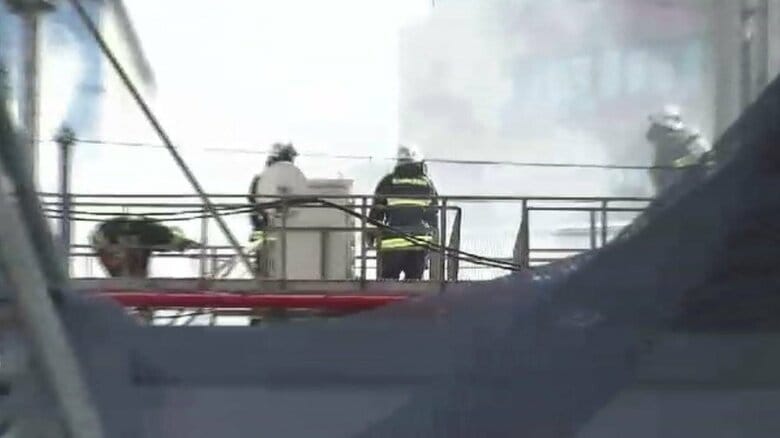 JR小倉駅近くの京町銀天街で火事　空き家リフォーム工事中に出火か　福岡・北九州市｜FNNプライムオンライン