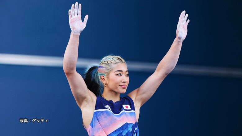 【スポーツクライミング女子複合】東京オリンピック銀の野中生萌は準決勝敗退　森秋彩は4位で10日の決勝へ｜FNNプライムオンライン