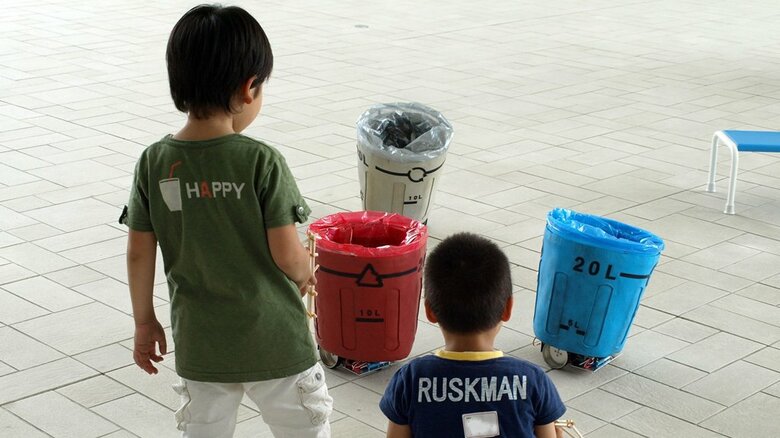 ゴミ箱ロボットは子どもたちのウェルビーイングを引き出す
