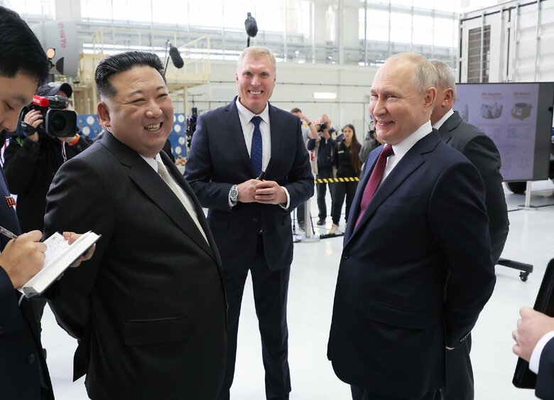 金正恩総書記とプーチン大統領は2023年9月、4年ぶりに会談した