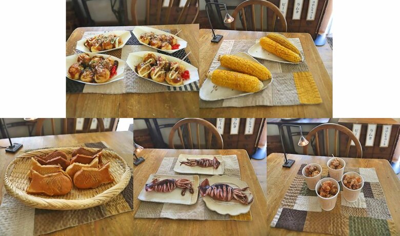 そうたさんが作った縁日メニュー（提供：ゆうこさん）