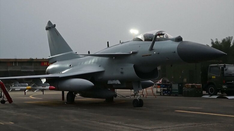 中国軍が台湾周辺で行った軍事演習（4月）