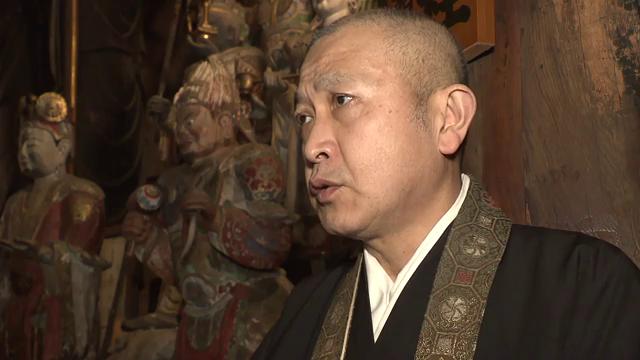 金塔山恵隆寺の藤田恵盛住職