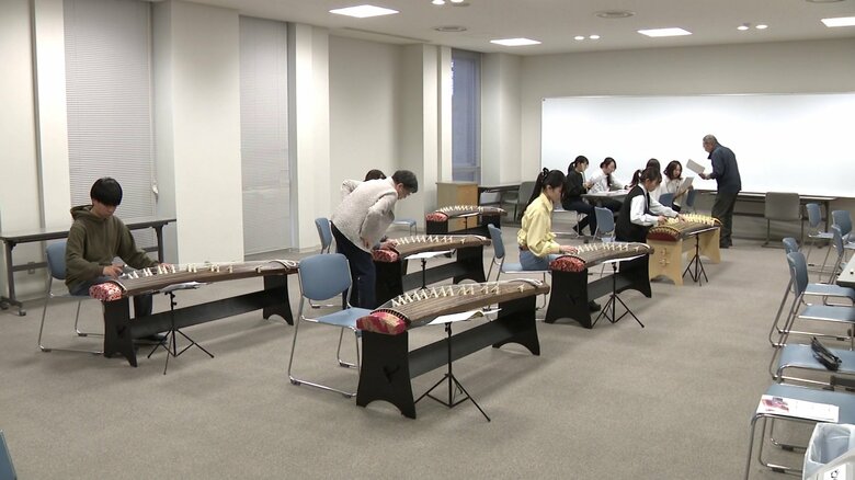 和楽器サークルの練習の様子