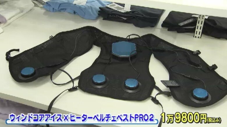 「ウィンドコアアイス×ヒーターペルチェベストＰＲＯ」