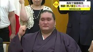 「番付落ちても応援してくれた…」横綱・照ノ富士が母校の鳥取城北高校に感謝の凱旋 (鳥取市)