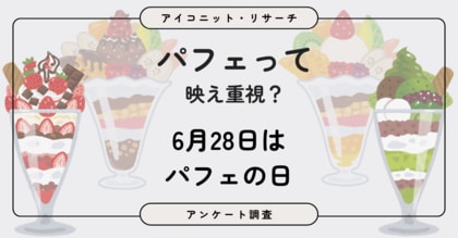 【6月28日はパフェの日】好き派は約7割も「写真映え」重視はわずか3％　味とコスパが選ばれる理由に　7,265人に聞いてみた【SEO・AIO時代に効く一次データ・アンケート調査受託】