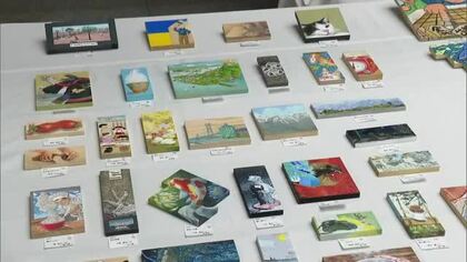 「小さなキャンバスに広がる無限の感性」西予市で恒例「かまぼこ板の絵」入賞作品を発表【愛媛】