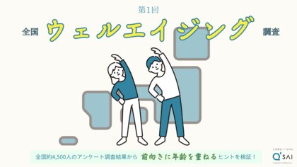 全国約4,500人のアンケート結果【第1回 全国ウェルエイジング調査】前向きに年齢を重ねる都道府県ランキング大発表!